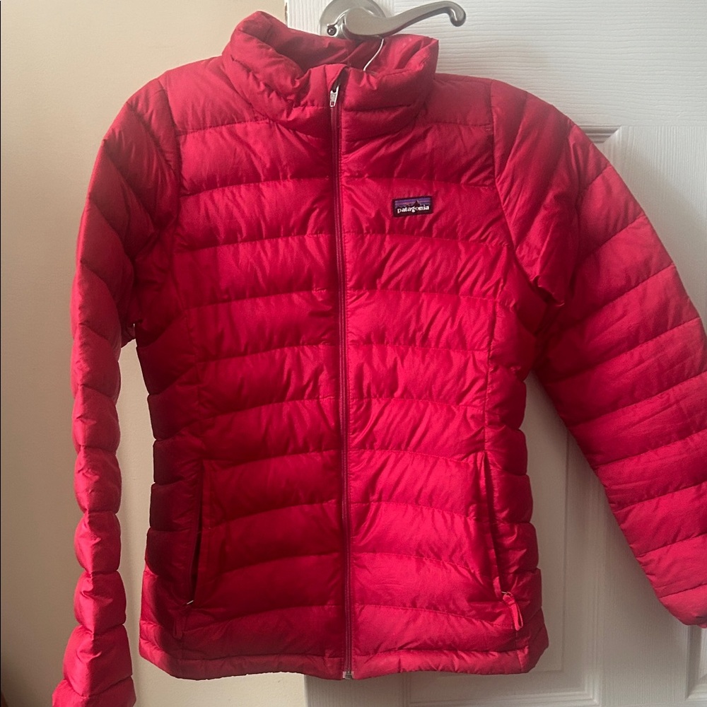 Patagonia Kid's Vibrant Red Puffer Jacket